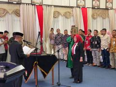 Firdaus Buat Sejarah Baru di Kampar, Lantik Pj Sekdakab Perempuan Pertama